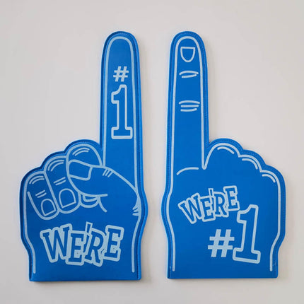 Giant Foam Finger Giant Foam Hand Gloves for Party School Outdoor Activities Blue