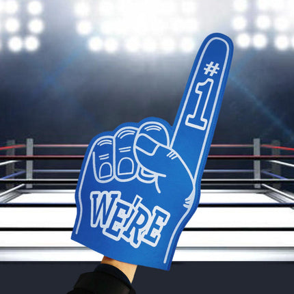 Giant Foam Finger Giant Foam Hand Gloves for Party School Outdoor Activities Blue