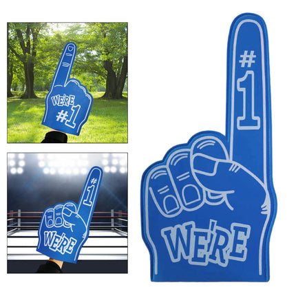 Giant Foam Finger Giant Foam Hand Gloves for Party School Outdoor Activities Blue