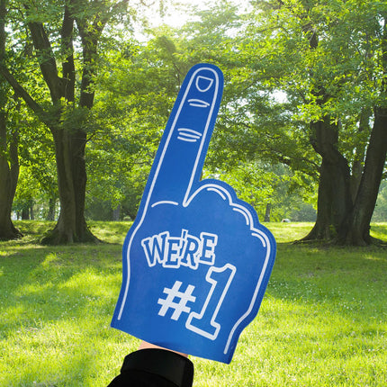 Giant Foam Finger Giant Foam Hand Gloves for Party School Outdoor Activities Blue