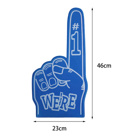 Giant Foam Finger Giant Foam Hand Gloves for Party School Outdoor Activities Blue