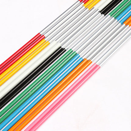 2x Golf Alignment Stick Putting Golf Alignment Rod for Practice Gym Exercise Red