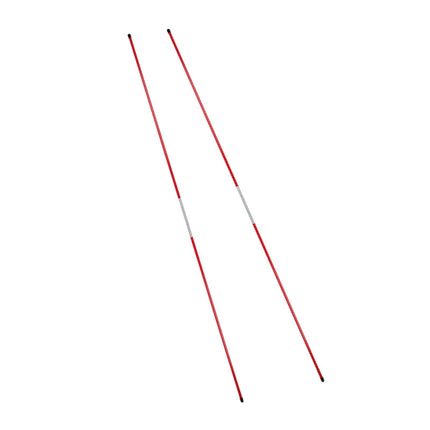 2x Golf Alignment Stick Putting Golf Alignment Rod for Practice Gym Exercise Red
