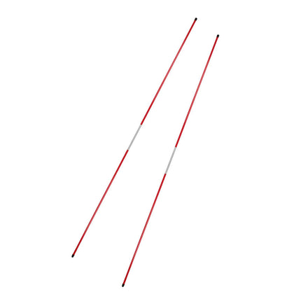 2x Golf Alignment Stick Putting Golf Alignment Rod for Practice Gym Exercise Red