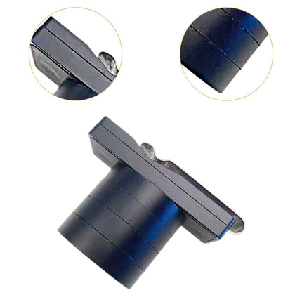Crofta  Pool Chalk Holder Snooker Tool Accessory Multifunction Metal Chalk Case Pool Black