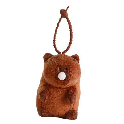 Crofta Animal Plush Keychain Capybara Plush Toys for Kids Boys Girls Birthday Gifts