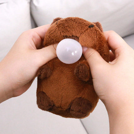 Crofta Animal Plush Keychain Capybara Plush Toys for Kids Boys Girls Birthday Gifts