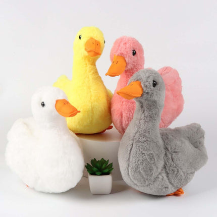 Crofta Animal Plush Toy Duck Plush Doll Soft Toy for Party Bedroom Living Room Yellow