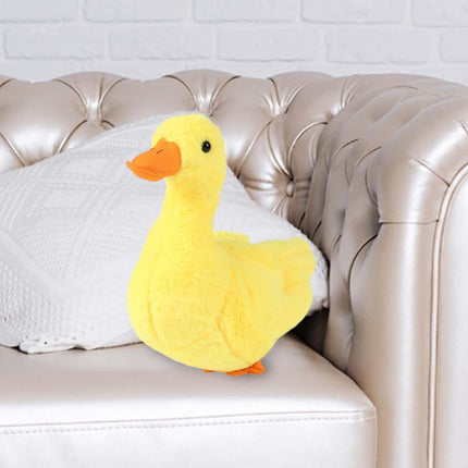 Crofta Animal Plush Toy Duck Plush Doll Soft Toy for Party Bedroom Living Room Yellow