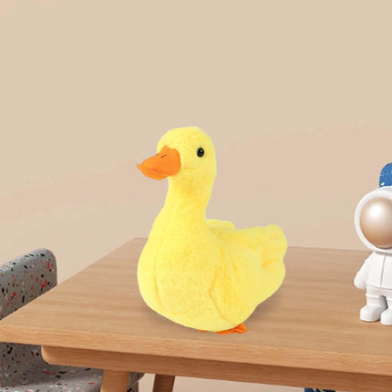 Crofta Animal Plush Toy Duck Plush Doll Soft Toy for Party Bedroom Living Room Yellow