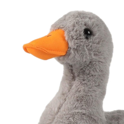 Crofta Animal Plush Toy Duck Plush Doll Soft Toy for Party Bedroom Living Room Gray
