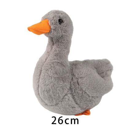 Crofta Animal Plush Toy Duck Plush Doll Soft Toy for Party Bedroom Living Room Gray