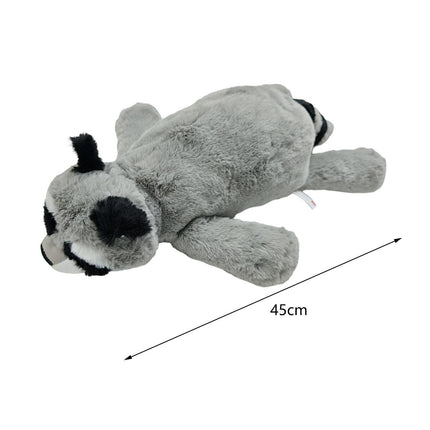 Crofta Animal Plush Toy Cute Animals Stuffed Pillow for Kids Birthday Gifts Raccoon