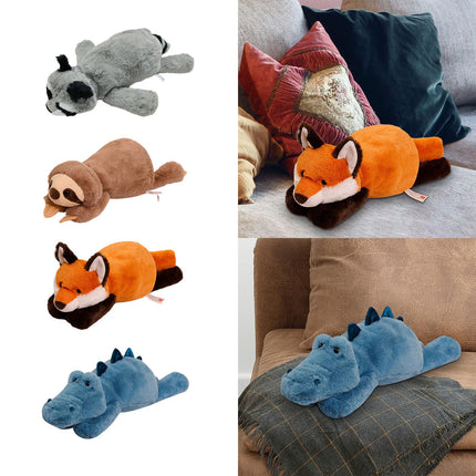 Crofta Animal Plush Toy Cute Animals Stuffed Pillow for Kids Birthday Gifts Raccoon
