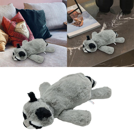 Crofta Animal Plush Toy Cute Animals Stuffed Pillow for Kids Birthday Gifts Raccoon