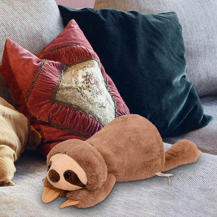 Crofta Animal Plush Toy Cute Animals Stuffed Pillow for Kids Birthday Gifts Sloth