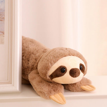 Crofta Animal Plush Toy Cute Animals Stuffed Pillow for Kids Birthday Gifts Sloth