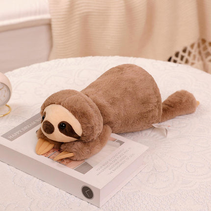Crofta Animal Plush Toy Cute Animals Stuffed Pillow for Kids Birthday Gifts Sloth