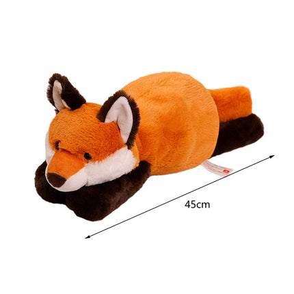 Crofta Animal Plush Toy Cute Animals Stuffed Pillow for Kids Birthday Gifts Fox