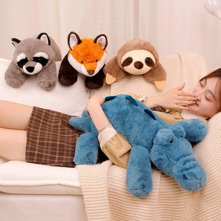 Crofta Animal Plush Toy Cute Animals Stuffed Pillow for Kids Birthday Gifts Crocodile