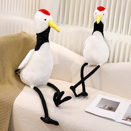 Crofta Animal Plush Toy Long Legged Animated for Living Room Kids Gift Babies Toy