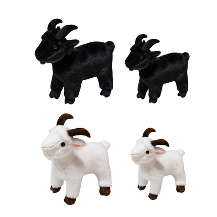 Crofta Animal Plush Toy Animal Toy Realistic Sheep Plush Toy for Holidays Home Couch black and S