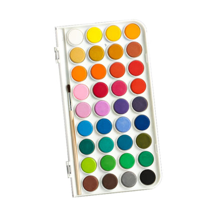 Crofta Watercolor Paint Set for Watercolor Painting Portable Travel Watercolor Set 36 Colors