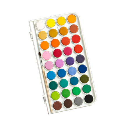 Crofta Watercolor Paint Set for Watercolor Painting Portable Travel Watercolor Set 36 Colors