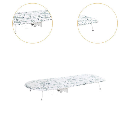 Household Ironing Board Compact Electric Iron Pad for Home Laundry Room Dorm Floral