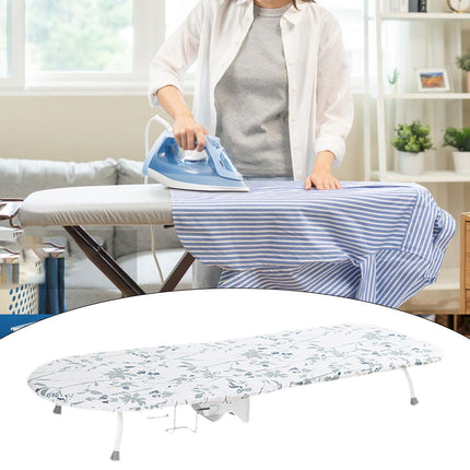 Household Ironing Board Compact Electric Iron Pad for Home Laundry Room Dorm Floral