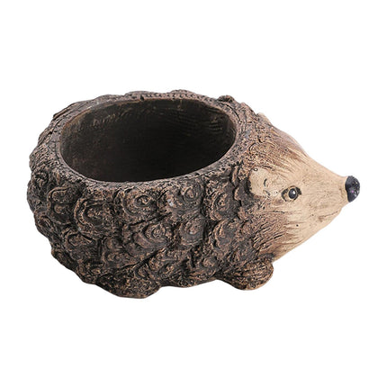 Crofta Animal Planter Pot Bonsai Pot Table Flowerpot for Office Farmhouse Bookshelf Hedgehog