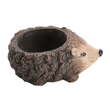 Crofta Animal Planter Pot Bonsai Pot Table Flowerpot for Office Farmhouse Bookshelf Hedgehog