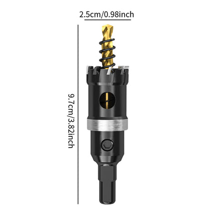 Saw Bit Hole Cutter for Stainless Steel Metal Aluminum Alloy 25mm