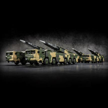 1/100 Dongfeng Diecast Missile Vehicles Army Model Table Decor  105 DF-17