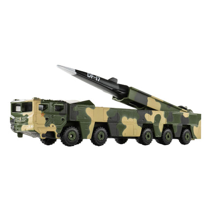 1/100 Dongfeng Diecast Missile Vehicles Army Model Table Decor  105 DF-17