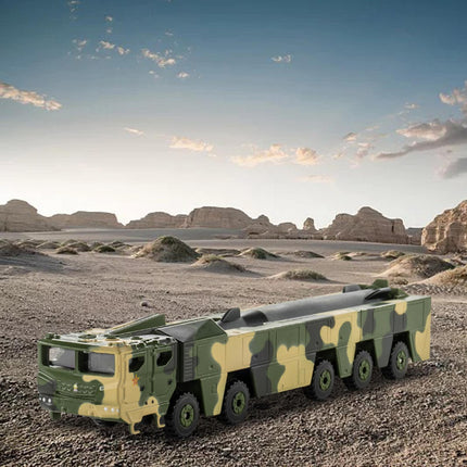 1/100 Dongfeng Diecast Missile Vehicles Army Model Table Decor  105 DF-17