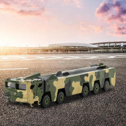1/100 Dongfeng Diecast Missile Vehicles Army Model Table Decor  105 DF-17