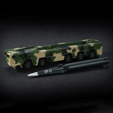 1/100 Dongfeng Diecast Missile Vehicles Army Model Table Decor  105 DF-17
