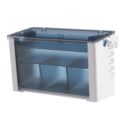Aquarium Filter Box Quiet Waterfall Flow Filter Box for Fish Tank Amphibians 24cmx12.5cmx16cm