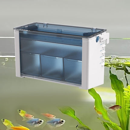 Aquarium Filter Box Quiet Waterfall Flow Filter Box for Fish Tank Amphibians 24cmx12.5cmx16cm