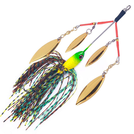 5Pcs Fishing Lures Spinnerbait Metal Fishing Tackle for Crappie Bass Walleye