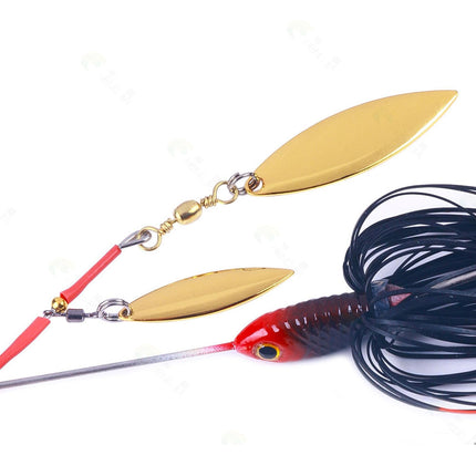 5Pcs Fishing Lures Spinnerbait Metal Fishing Tackle for Crappie Bass Walleye