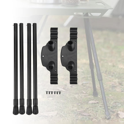Crofta Folding Table Legs DIY Foldable Desk Legs for Laptop Desk Coffee Table Bench 2 Pair