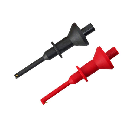 2Pcs IC Grabber Insulated Lightweight Flexible Practical Test Hook Clip 2mm