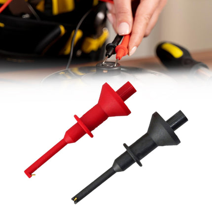 2Pcs IC Grabber Insulated Lightweight Flexible Practical Test Hook Clip 2mm