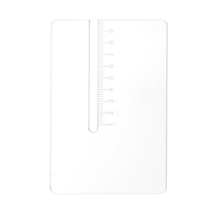 Crofta Leather Punching Ruler Thickened Positioning Ruler for Stitching Attachments