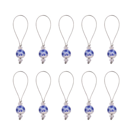 Crofta Knitting Stitch Markers Handmade Practical Clip for Crochet Weaving Supplies 10pcs Style A