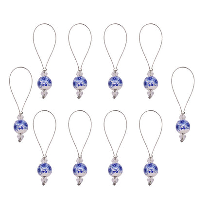 Crofta Knitting Stitch Markers Handmade Practical Clip for Crochet Weaving Supplies 10pcs Style A