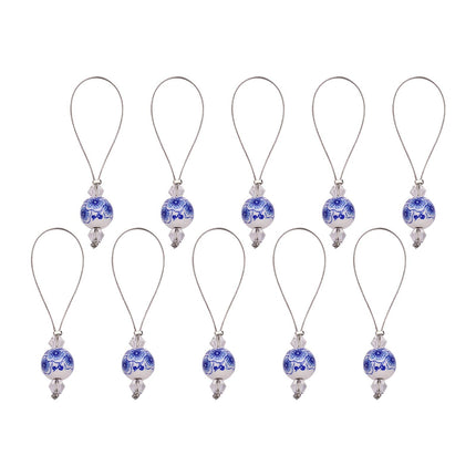 Crofta Knitting Stitch Markers Handmade Practical Clip for Crochet Weaving Supplies 10pcs Style A