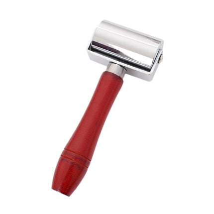 Crofta Leathers Press Edge Roller Wooden Handle Ergonomic Leather Tool for Handmade 6cm Roller